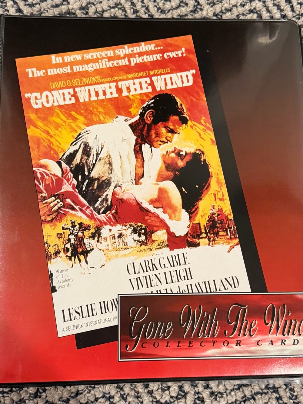 Gone With The Wind Collector Card Set & Binder